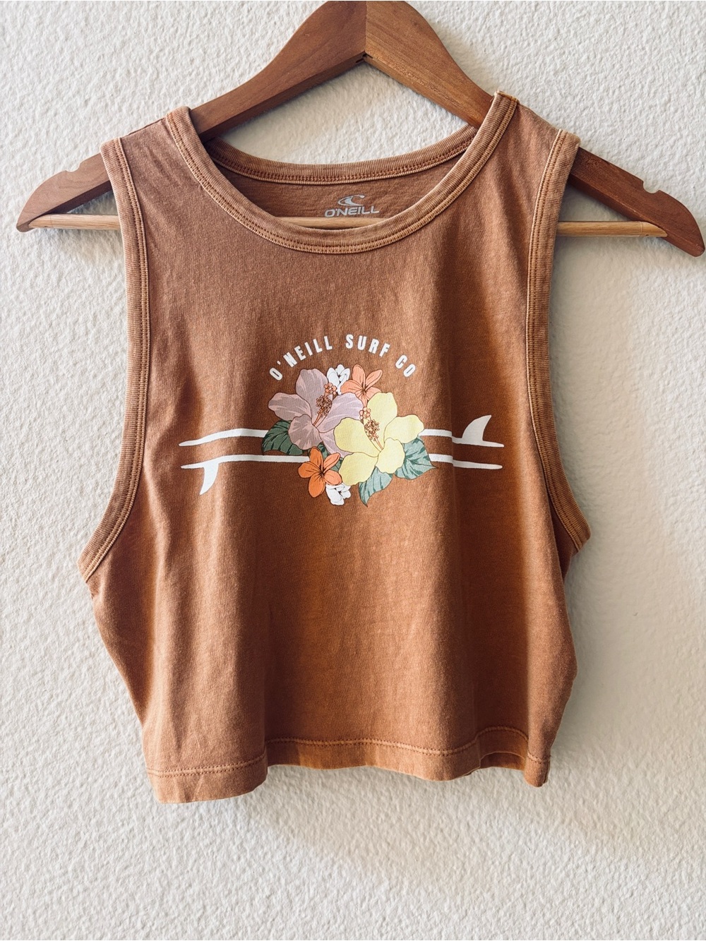 O’Neill Surfboard Crop Tank Top Size S